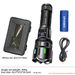 New Cannon Outdoor Ultra Bright Long Range Telescopic Portable White Laser Rechargeable Tactical Flashlight_voghion.com