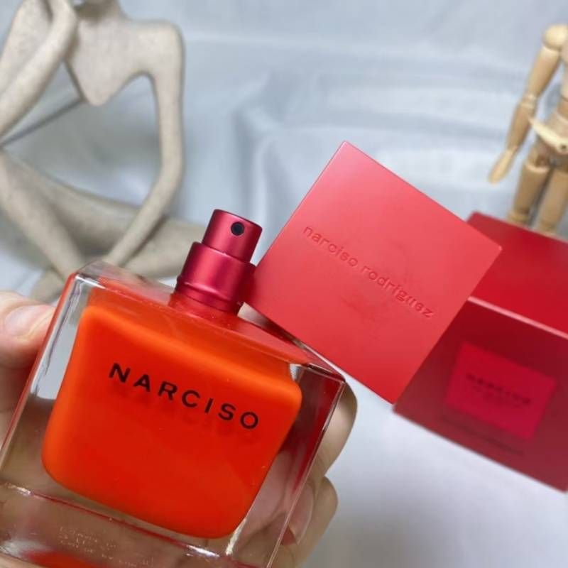 Hot Brand Logo Version NARCISO RODRIGUEZ Women's Perfume EAU DE PARFUM 100ml Women's Favorite Fragrance Red Spray High-quality Gift Of The Same Name_voghion.com