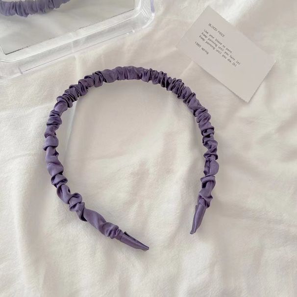 Venta caliente de diadema alta de esponja para mujer, diadema para lavarse la cara, diadema retro francesa de borde ancho, color café con leche, paquete de cabello, pinza para el cabello_voghion.com