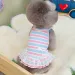 Letnia sukienka w paski dla psów WANGMEOW od PawParty Store_voghion.com