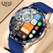 LIGE Smartwatch Bluetooth Call 1.53inch Information Push True Heart Rate Blood Oxygen Sports Watch_voghion.com