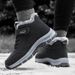 New Winter Boots For Men Waterproof PU Leather Warm Snow Ankle Boots Outdoor Warm Plush Non-slip Work High-top Casual Shoes_voghion.com