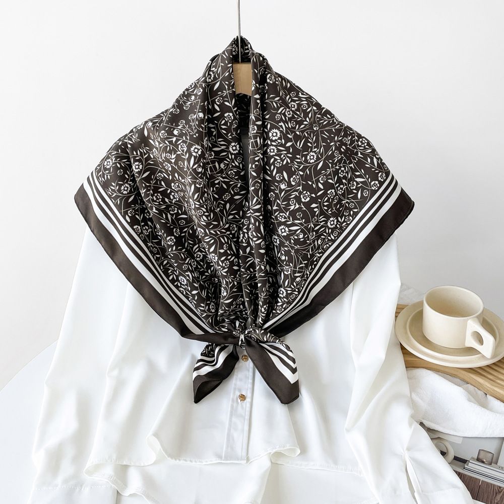 90 mit floralem Design, High-End-Gefühl, Schalschal, leicht, atmungsaktiv, Sonnenschutz, weiche Simulationsseide diagonal_voghion.com