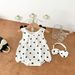Korean Clothes Cute and Cute, Pussy Coat, Fashionable Baby Bodysuit, Polka Dot Bodysuit for Summer Outwear_voghion.com