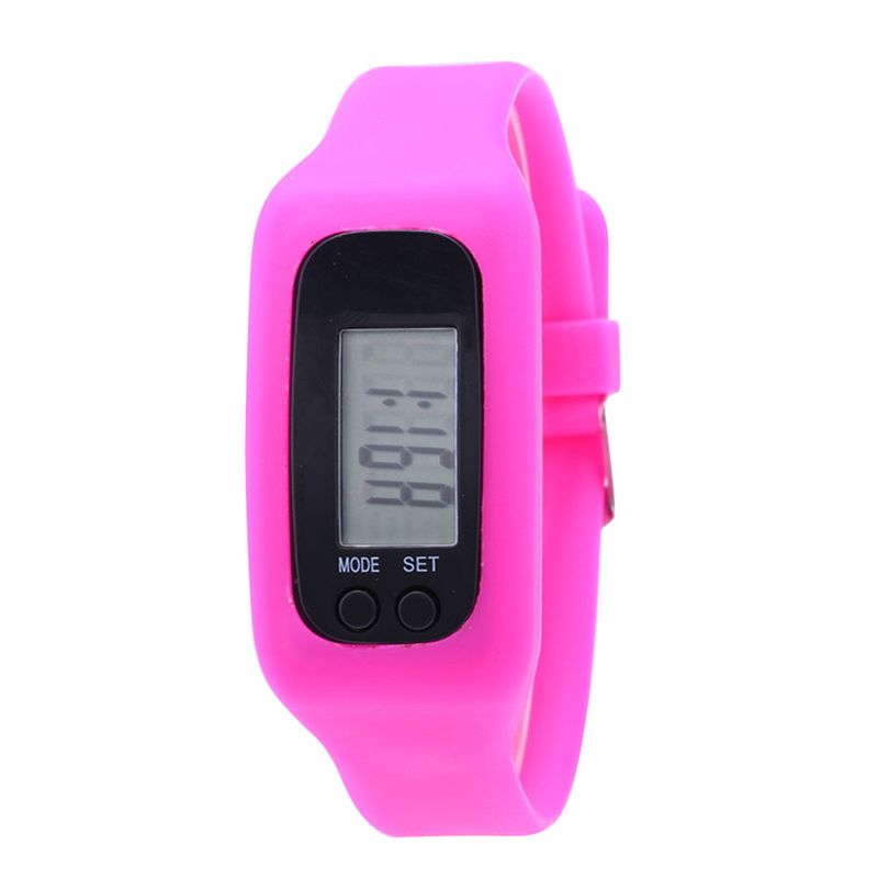 Xinweiqing Sport-Silikon-Schrittzähler, Kalorien-Schrittzähler, Unisex, digitale Armbanduhr_voghion.com