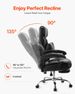 Executive Office Chair With Footrest, 300lbs Capacity With High Back Office Chair, With Footrest Lumbar Pillow_voghion.com