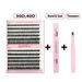 Beauty & Health Lash Extension30D40D Large Capacity Eyelash Book Black Stem False Eyelashes Flat Eyelashes_voghion.com