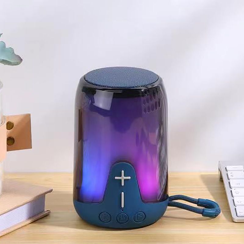 New portable home computer desk with pulsating light effect, transparent Bluetooth system, high sound quality, heavy_voghion.com