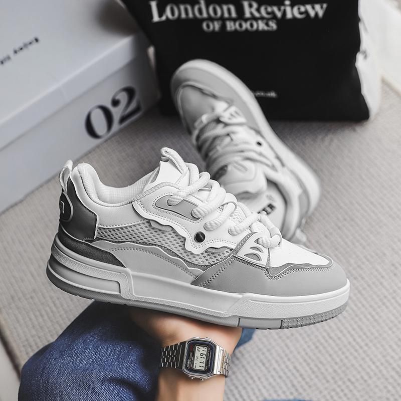 Thick-soled casual board 2023 new fashion pair with Daddy men's and women's fashionable bread shoes_voghion.com