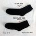 Herrensocken in Übergröße Einfarbige Anzugsocken Lässige Baumwollsocken Mittelhohe Socken Unisex-Socken in Übergröße für Herren und Damen_voghion.com