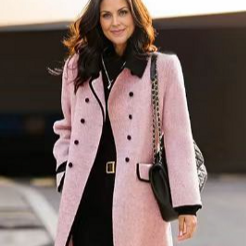 Women's Clothing new autumn and winter women's medium length woolen coat_voghion.com