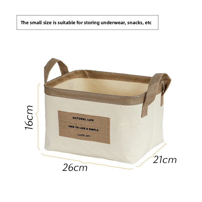 Foldable Storage Basket With Lid & Handles - Multi-Purpose Clothes & Blanket Organizer For Closet Bedroom (Breathable Fabric Space-Saving Design)​​_voghion.com