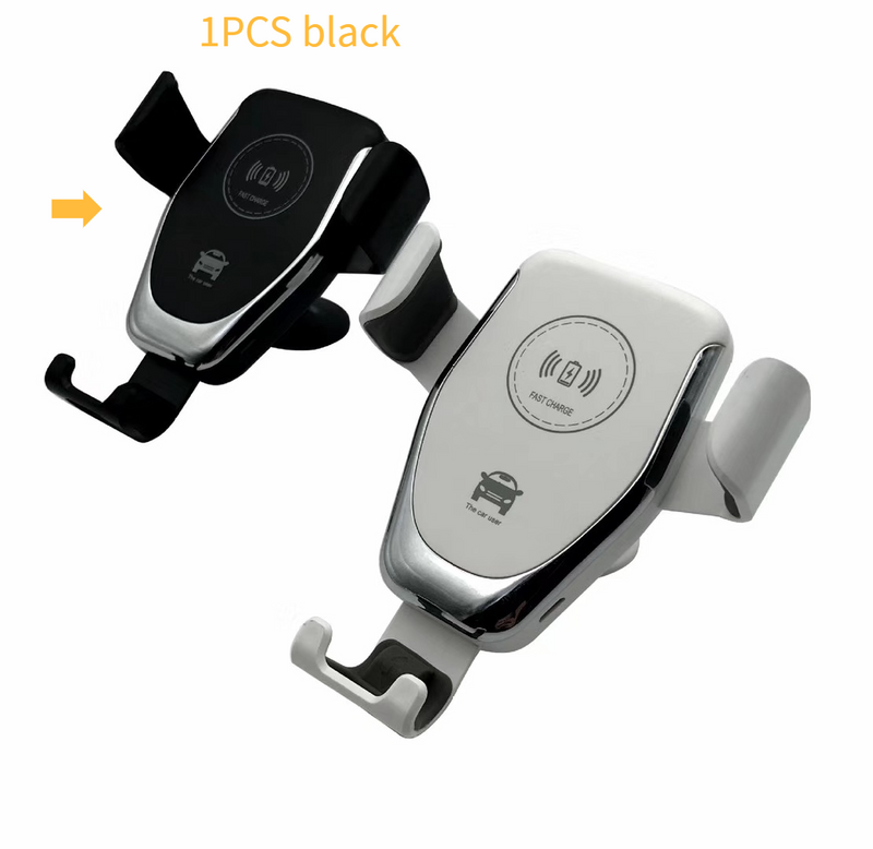 15W QI Wireless Car Charger Mount, Universal Air Vent Phone Holder With Strong Suction Cup For IPhone 4.7-6.8" Phones, Fast Charging Auto-Alignment_voghion.com