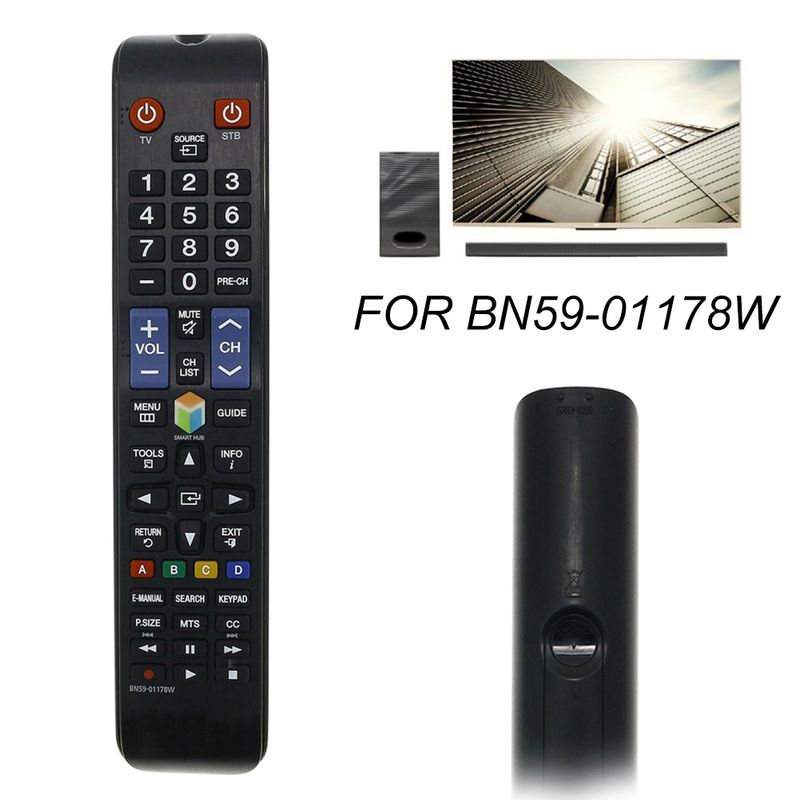 Hitech Universal IR -kaukosäätimen vaihto BN59-01178W Samsung Smart LCD TV:lle_voghion.com
