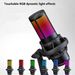 Microfono a condensatore USB da gioco con supporto antiurto, filtro anti-pop, controllo del guadagno, RGB per giochi, streaming, podcasting_voghion.com