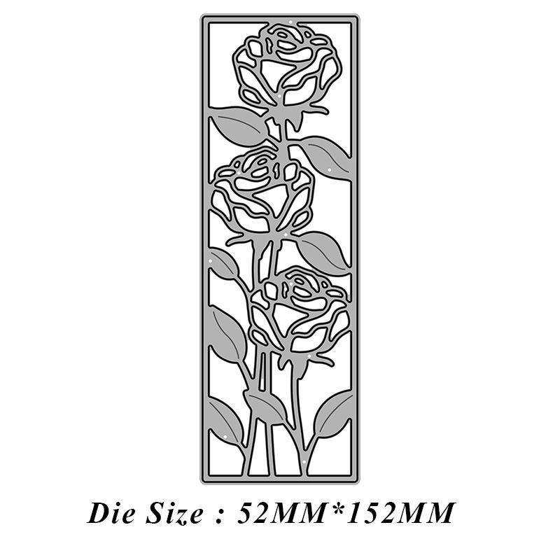 4 matriță de tăiere cuțit metalic din oțel carbon, cadru floral de fundal, matriță de tăiere DIY, aprovizionare transfrontalieră, august 2022_voghion.com