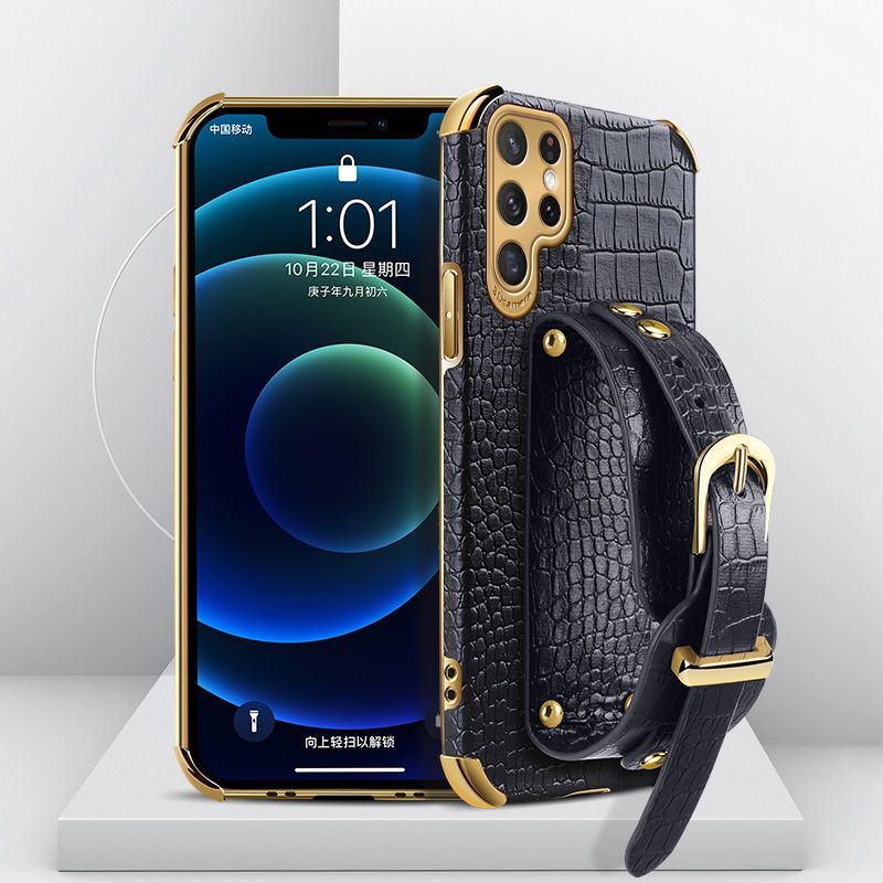 Kožna torbica za narukvicu s remenom za ruku za Samsung Galaxy S22 Ultra S21 S20 FE Plus A12 A13 A23 A33 A73 A72 A71 A51 A52 A53 5G poklopac_voghion.com