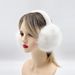 Paraorecchie bianchi caldi e carini in stile coreano - Scaldaorecchie soffici per donna, protezione per le orecchie morbida e accogliente, accessorio invernale alla moda_voghion.com
