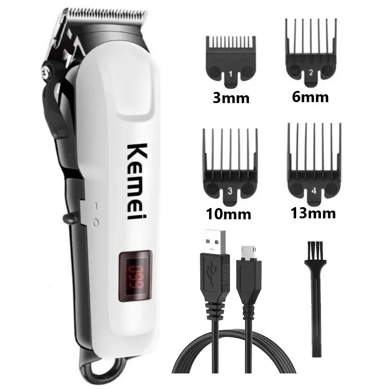 Electric Hair Clipper Hair Cut Maching Wireless Trimmer Men Professional Clipper Machine Rechargeable Hair Cut Barber 809A YCDC_voghion.com