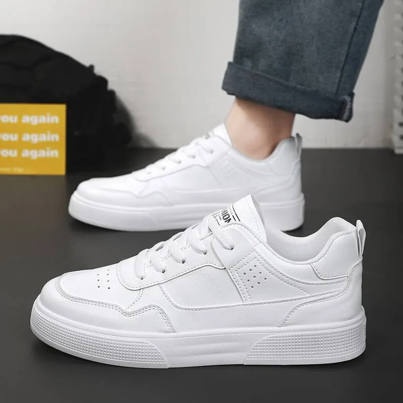 Chaussures décontractées tendance pour étudiants, petites chaussures blanches respirantes assorties à tout, chaussures pour hommes quatre saisons_voghion.com
