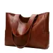 Borsa a tracolla semplice con doppio cinturino in pelle cerata da donna 2024 Borsa universale per la spesa Sac Bolsa Feminina Y241116_voghion.com