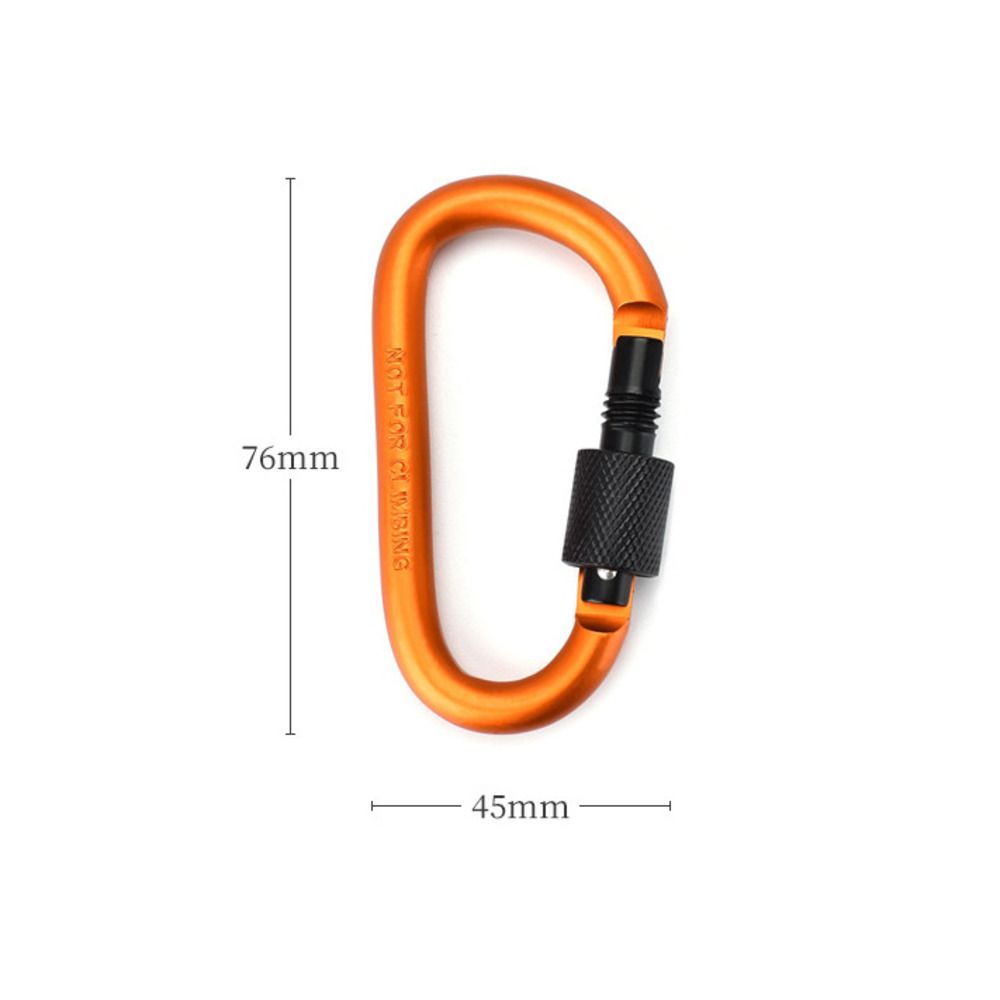 Aluminum alloy backpack high-quality, thick 8CM with lock, D-type climbing quick nut buckle, hanging buckle_voghion.com
