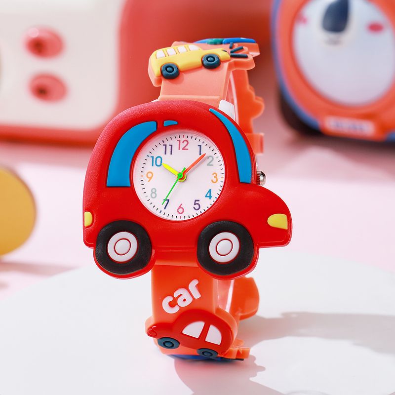 2025 Hot New Cute Car Pattern Children's Fun Cartoon Watch 1pcs/set_voghion.com