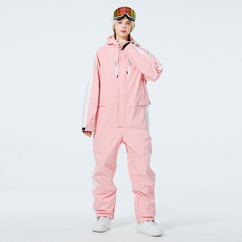 QFV50704555550<== Einteiliger Anzug für Damen und Herren, winddicht, wasserdicht, warm, kältebeständig, ideal für Winter-Outdoor-Aktivitäten im koreanischen Stil, zum Snowboarden und Skifahren_voghion.com