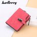 BAELLERRY new women's short wallet version with multiple card slots zipper coin purse buckle card bag men purse_voghion.com