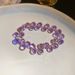 Set di collana e bracciale con cristalli viola iridescenti irregolari, dolce catena per clavicola personalizzata, lusso leggero e_voghion.com