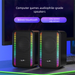 Liangpai LP Computer Bluetooth Desktop Laptop Wired Gaming E-sports Speaker Home Colorful Light Subwoofer_voghion.com
