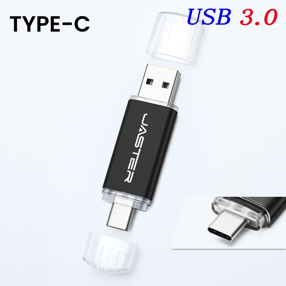 Clé USB OTG 3.0 haute vitesse pour appareil Type-C (128 Go, 64 Go, 32 Go, 16 Go, 8 Go, 4 Go)_voghion.com