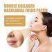 EELHOE Double Collagen Nasolabial Folds Patch, Fade Facial Fine Lines Wrinkles Anti-Wrinkle Firming Moisturizing And Nourishing_voghion.com