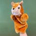 Large Squirrel Plush Puppet Toy With Plastic Nose 25cm New Brown Stuffed Squirrel Animal_voghion.com