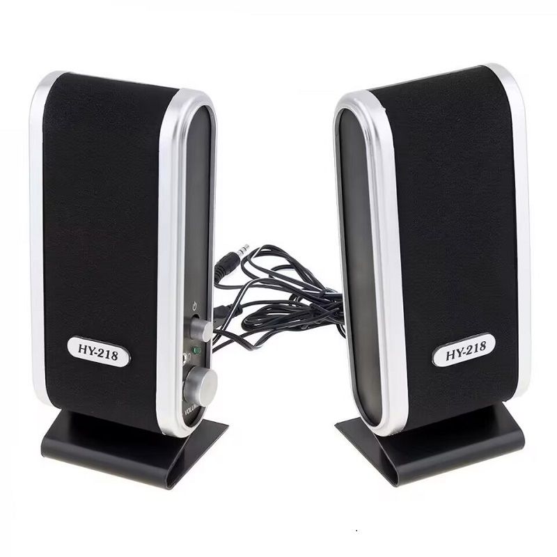 6W 2.0 vezetékes USB tápellátású notebook hangszórók sztereó 3,5 mm-es audio jack hordozható hangszóró PC laptophoz_voghion.com