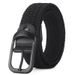 New Non Perforated And Non Perforated Men's And Women's Knitted Belt, Elastic Canvas Belt, Women's Korean Versatile Student Pants, Trendy Belt_voghion.com