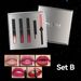 Lipstick Set Pearlescent Shimmer Gloss Matte Waterproof Non-Stick Cup Tint Lip Liner Makeup Gift Box_voghion.com