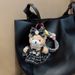 New Little Style Dress Cartoon Plush Bear Keychain Cute Adorable Doll Bag Pendant Gift For Women_voghion.com