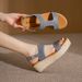 ALM3035-4 2024 Nye Sommer Fiskemund Komfortable Græsvævede Matsuke Slope Heel Sandaler Til Kvinder_voghion.com