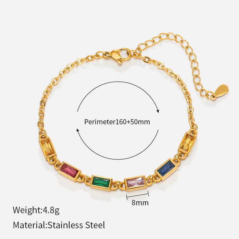 Bracciale da donna alla moda con cristalli intarsiati, in acciaio inossidabile, di tendenza, stile retrò francese, popolare, in titanio, per signore_voghion.com