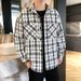 Nuova giacca a camicia a quadri autunnale per la moda maschile, ampia e casual, versatile giacca a camicia a maniche lunghe_voghion.com