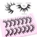 False Eyelashes One Piece False Eyelashes Hard Stem Little Devil Eyelashes Natural Thick Curled Eyelashes_voghion.com