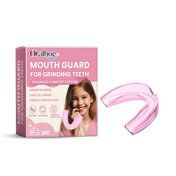Oralhoe Grinding Nighttime Sleep Anti-Bite Guard Protects Children's Teeth_voghion.com