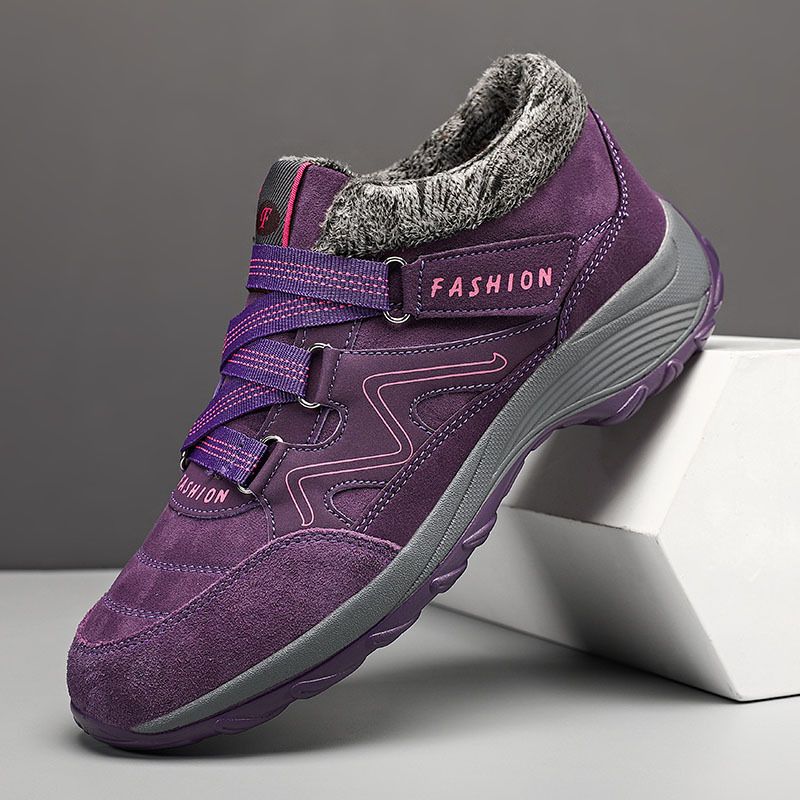 Neue Schneestiefel mit Samt, warm, große, leichte Freizeitschuhe für Damen im Freien_voghion.com