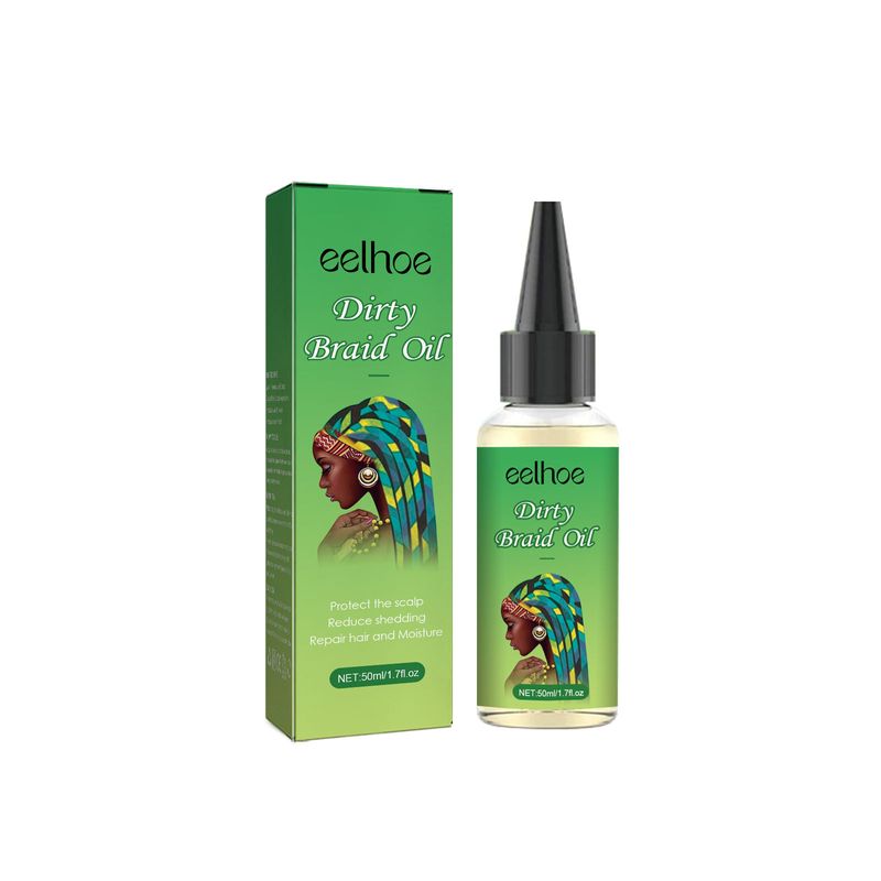 Dense EELHOE Braid Hair Oil Cleanses scalp, softens hair, nourishes prevents loss, strengthens and repairs the_voghion.com