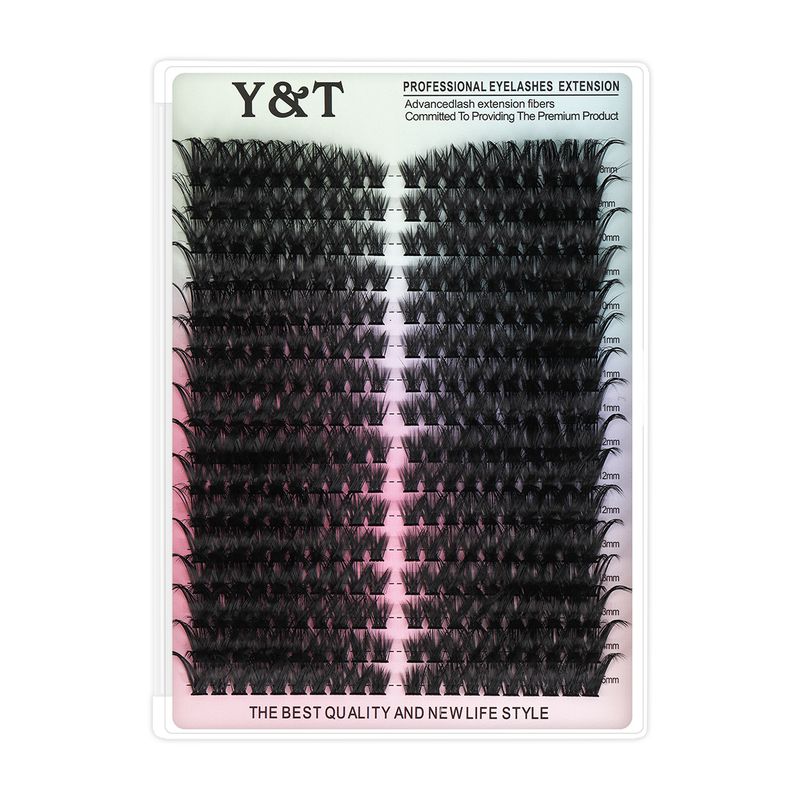Fox Style Cat Eye Slanted False Eyelashes Segment Dense Three-Dimensional Mink Hair_voghion.com