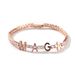 Women's Jewelry Simple English Letter Bracelet Copper Inlaid Zircon MAGA TRUMP Trendy Tennis Chain_voghion.com