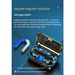 Auricolare Bluetooth wireless modello privato F9-5C per corsa e sport in-ear_voghion.com