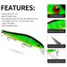 PRO BEROS New Lure 14cm/23g Plastic Bionic Minnow Bait DHM002_voghion.com