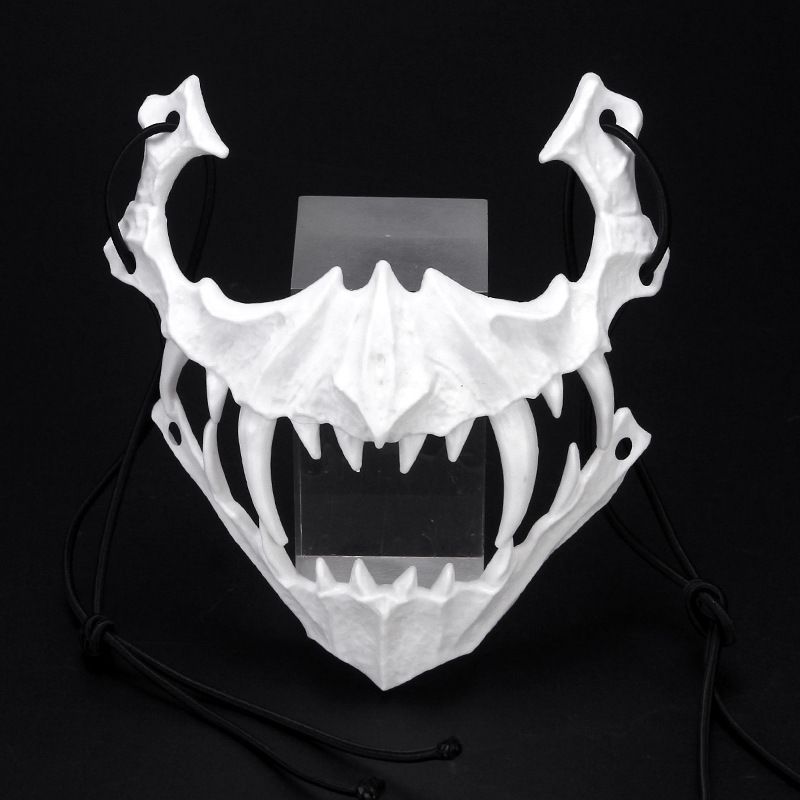 2021 Halloween Japanese writer Cang Xiaoxiao two-dimensional dress up CO Dragon God Tiger night fork Sky dog mask_voghion.com